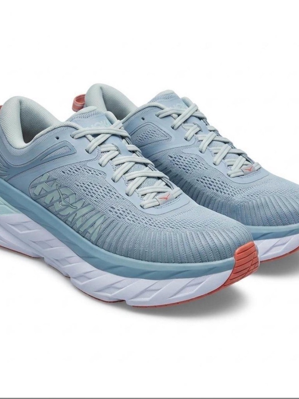 Hoka One One Women's Light Blue Tennis Shoes Bondi Size 9